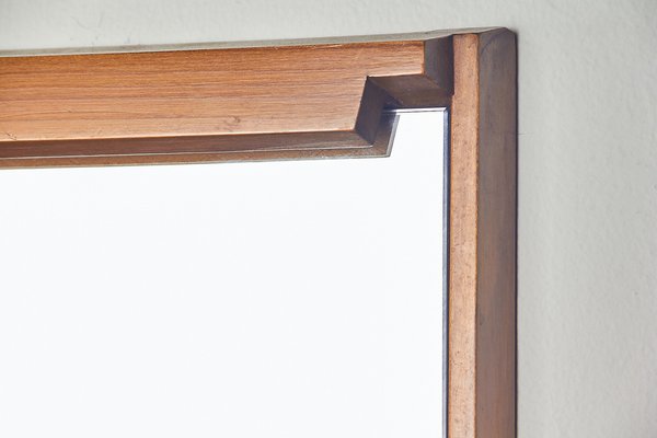 Mirror with Wood Frame, 1960s-LMR-1817723