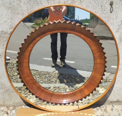 Mirror with Wood Frame, Italy, 1940s-EI-1799263