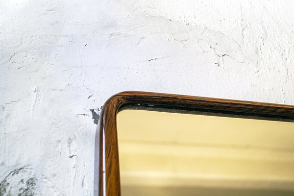 Mirror with Wooden Frame from La Permanente Mobili Cantù, Italy, 1950s-VCV-1150977