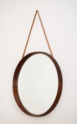 Mirror with Wooden Frame, Italy, 1960s-AOL-1789947