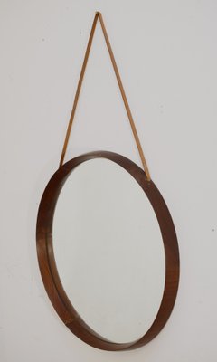 Mirror with Wooden Frame, Italy, 1960s-AOL-1789947