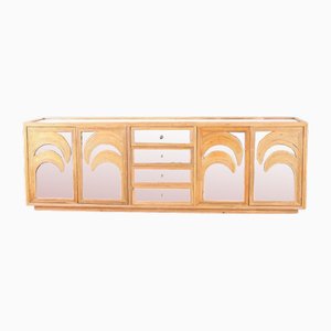 Mirrored Rattan Palmtree Sideboard-DSC-2021488