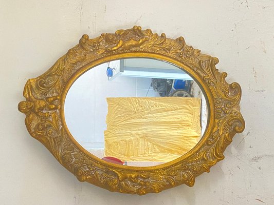 Mirrors in Gilt Resin, 20th Century, Set of 2-UR-1765685