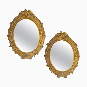 Mirrors in Gilt Resin, 20th Century, Set of 2-UR-1765685