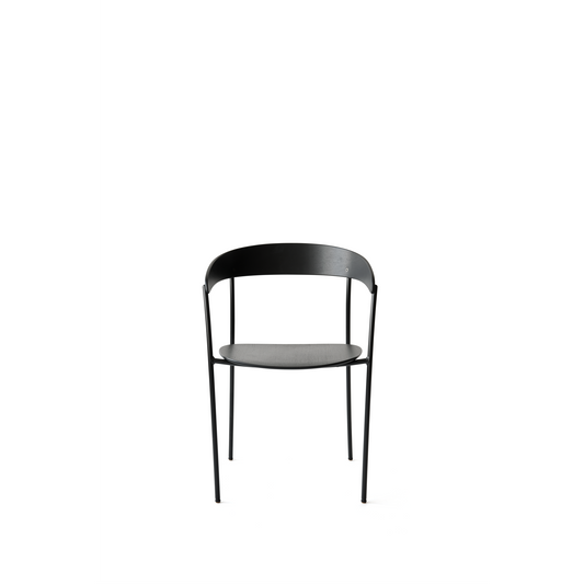 Missing Dining Chair with Armrest by NEW WORKS #Black Ash Wood