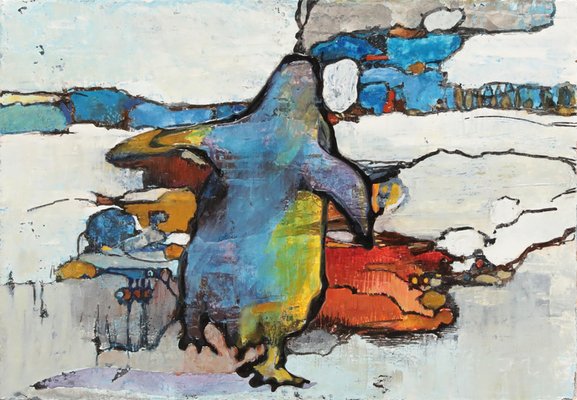 Miyuki Takanashi, Traveling Penguin, 2024, Mixed Media-CHG-2042635