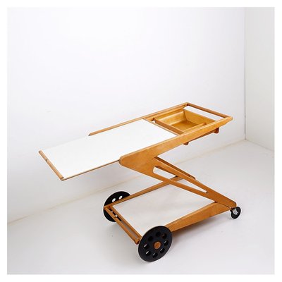 Mobilo PE03 Serving Trolley attributed to Cees Braakman for Pastoe, 1950s-JG-1776763