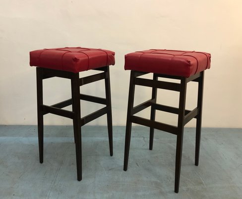 Mod. 112 Stools by Gianfranco Frattini for Cassina, 1960s, Set of 2-DPP-1251615