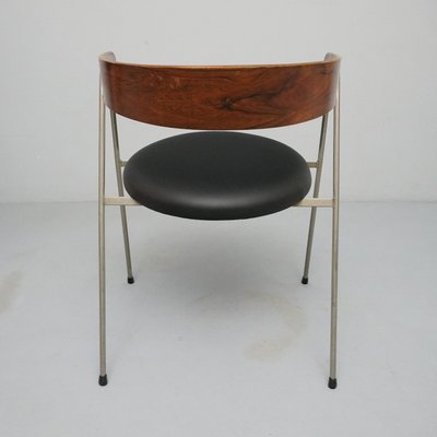 Mod. 702/2 Chairs in Rosewood, Leather & Steel by Roland Rainer for Wilkhahn, 1965, Set of 2-RST-1166548