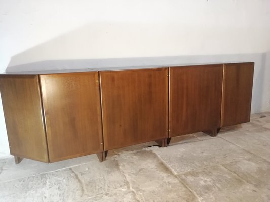 Mod Mb47/Mb48 Credenza by Franco Albini for Poggi, Italy, 1950s, Set of 4-HNE-1411009