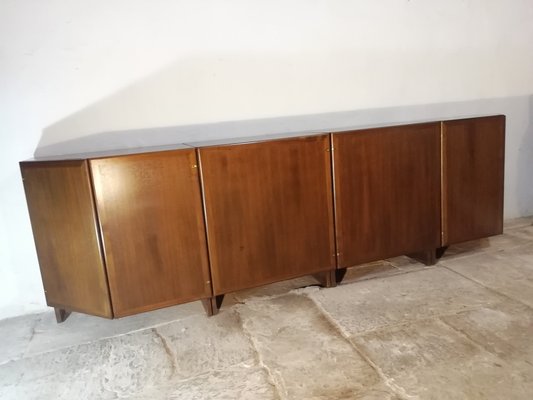 Mod Mb47/Mb48 Credenza by Franco Albini for Poggi, Italy, 1950s, Set of 4-HNE-1411009