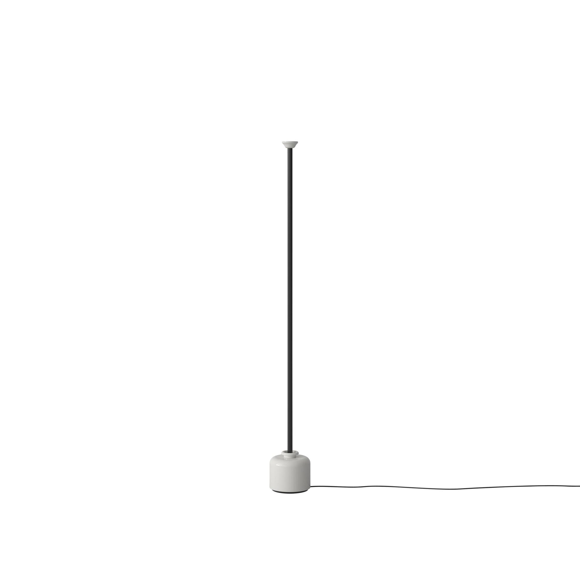Model 1095 Floor Lamp by Astep #170 cm Black/ White