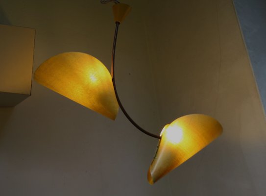 Model 1208 Fiberglass Ceiling Lamp by Josef Hurka for Napako, 1960s-EY-743651