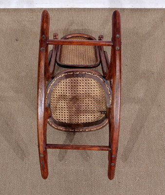 Model 12331 Childrens Rocking Chair in Beech by Michael Thonet for Thonet, 1910s-RVK-1424526