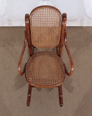 Model 12331 Childrens Rocking Chair in Beech by Michael Thonet for Thonet, 1910s-RVK-1424526