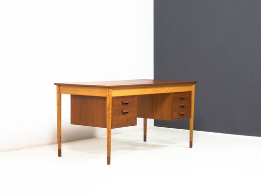 Model 130 Desk in Teak and Beech by Børge Mogensen for Søborg Møbelfabrik-YS-1739610