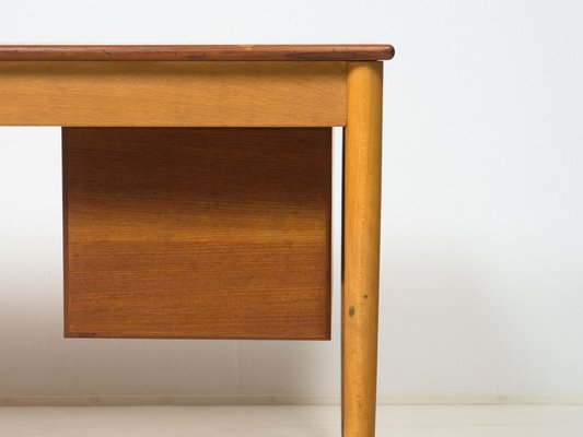 Model 130 Desk in Teak and Beech by Børge Mogensen for Søborg Møbelfabrik-YS-1739610