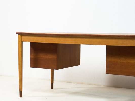 Model 130 Desk in Teak and Beech by Børge Mogensen for Søborg Møbelfabrik-YS-1739610