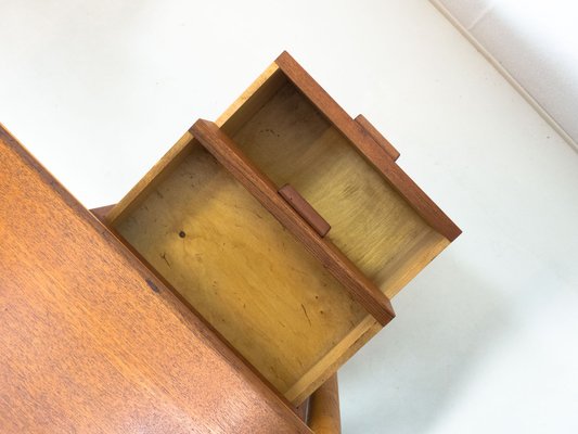 Model 130 Desk in Teak and Beech by Børge Mogensen for Søborg Møbelfabrik-YS-1739610