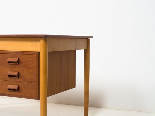 Model 130 Desk in Teak and Beech by Børge Mogensen for Søborg Møbelfabrik-YS-1739610