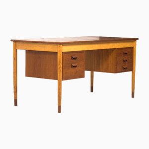 Model 130 Desk in Teak and Beech by Børge Mogensen for Søborg Møbelfabrik-YS-1739610