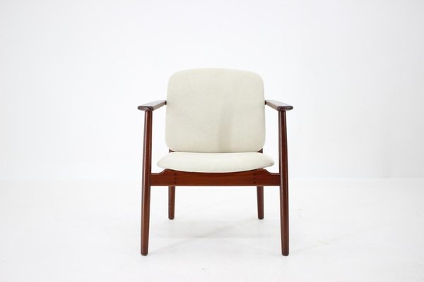 Model 165 Teak Armchair by Børge Mogensen for Søborg Furniture, 1960s-TZ-844079