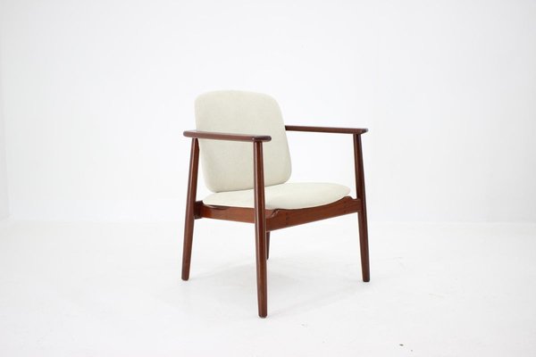 Model 165 Teak Armchair by Børge Mogensen for Søborg Furniture, 1960s-TZ-844079