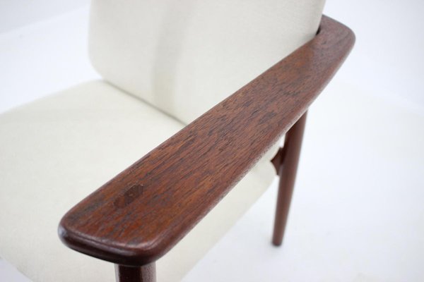 Model 165 Teak Armchair by Børge Mogensen for Søborg Furniture, 1960s-TZ-844079