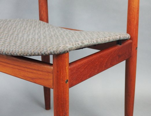 Model 197 Dining Chairs by Finn Juhl for France & Søn / France & Daverkosen, 1960s, Set of 6-LW-1734264