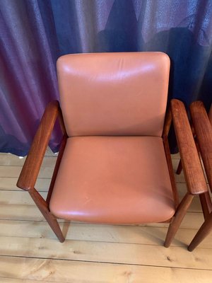 Model 209 Chairs by Finn Juhl for Cado, 1960s, Set of 6-VQM-853382