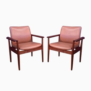 Model 209 Chairs by Finn Juhl for Cado, 1960s, Set of 6-VQM-853382