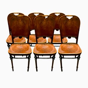 Model 215 Chairs by Khon for Thonet, 1906, Set of 6-NUO-1356686