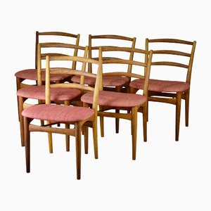 Model 217 Dining Chairs by Knud Færch for Slagelse Møbelværk, Denmark, 1950s, Set of 6-RNM-1414911