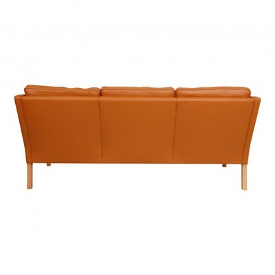 Model 2209 Sofa in Cognac Bison Leather by Børge Mogensen for Fredericia-MTD-1400811