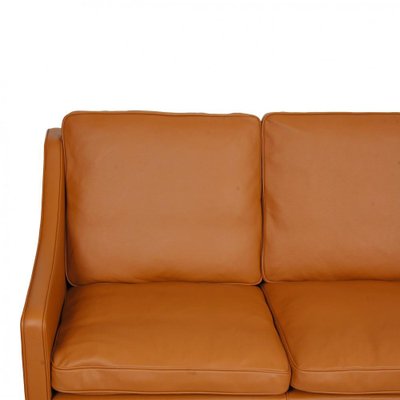 Model 2209 Sofa in Cognac Bison Leather by Børge Mogensen for Fredericia-MTD-1400811