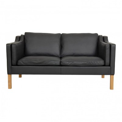 Model 2212 2-Seater Sofa in Leather by Børge Mogensen for Fredericia-MTD-1400818