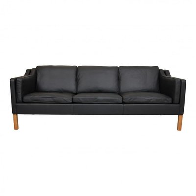 Model 2213 3-Seater Sofa in Leather by Børge Mogensen for Fredericia-MTD-1400817