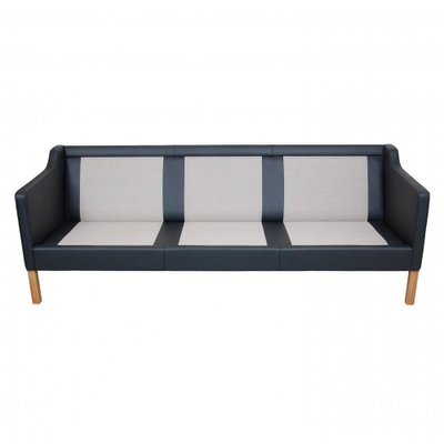 Model 2213 3-Seater Sofa in Leather by Børge Mogensen for Fredericia-MTD-1400817