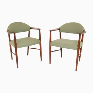 Model 223 Armchairs by Kurt Olsen for Slagelse Møbelværk, Denmark, 1950s, Set of 2-GEK-1328101