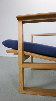 Model 2254 Lounge Chair and 2248 Footstool attributed to Børge Mogensen for Fredericia, Denmark, 1950s, Set of 2-DT-2026196