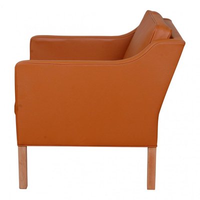 Model 2321 Armchair in Cognac Bison Leather by Børge Mogensen for Fredericia-MTD-1400572