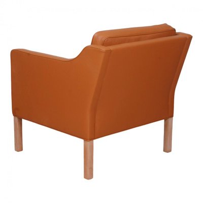 Model 2321 Armchair in Cognac Bison Leather by Børge Mogensen for Fredericia-MTD-1400572