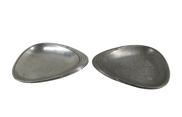 Model 2575/14 Pewter Bowls by Just Andersen Denmark, 1930s, Set of 2-RCH-2035780