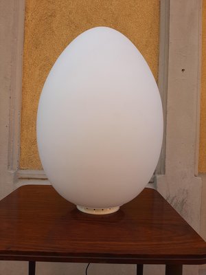 Model 2646/1 Large Opal Glass Model Egg Table Lamp by Ben Swildens for Fontana Arte, 2000s-OHK-775146