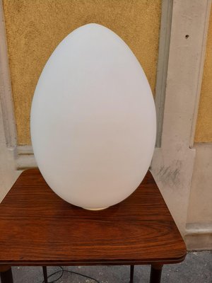 Model 2646/1 Large Opal Glass Model Egg Table Lamp by Ben Swildens for Fontana Arte, 2000s-OHK-775146