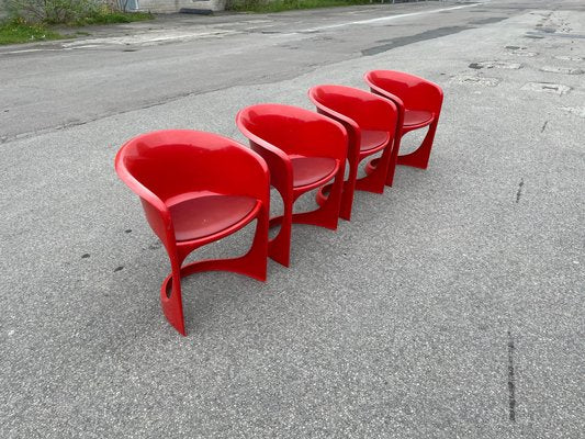 Model 290 Dining Chairs by Steen Østergaard for Cado, 1960s, Set of 4-MXB-1239978