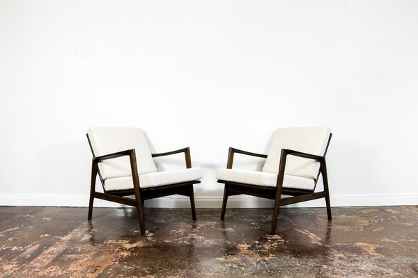 Model 300 130 Armchairs from Swarzędzkie Fabryki Mebli, 1960s, Set of 2-IXL-1811582