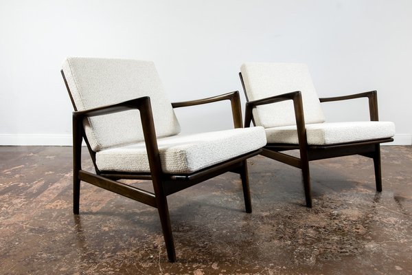 Model 300 130 Armchairs from Swarzędzkie Fabryki Mebli, 1960s, Set of 2-IXL-1811582