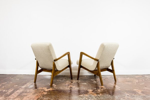 Model 300-138 Armchairs from Bystrzyckie Fabryka Furniture, 1960s, Set of 2-IXL-1720406