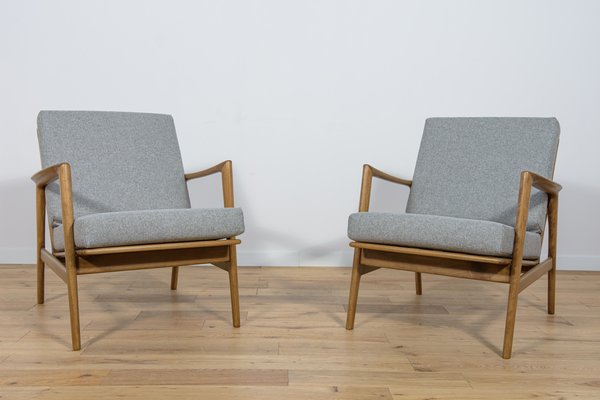 Model 300-139 Armchairs from Swarzędz Factory, 1960s, Set of 2-NIT-1706281